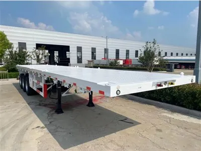 3개의 차축 평상형 트레일러 세미 트레일러