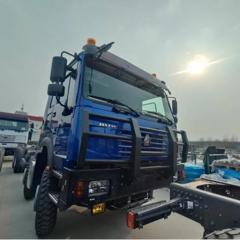 Howo 8x4 Truck Chassis With Front Bumper For DR Congo Market